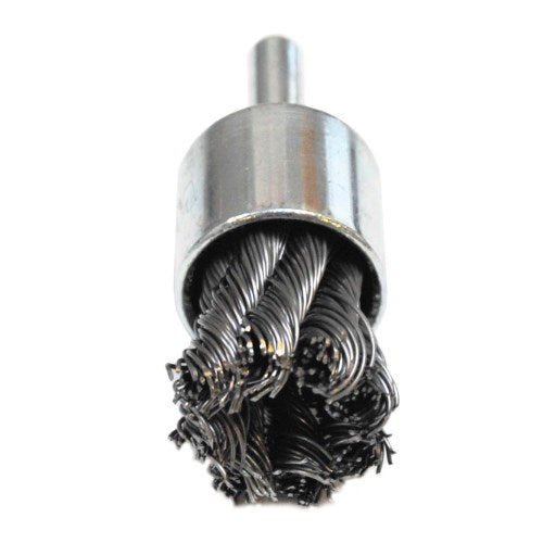 3/4" KNOT WIRE END BRUSH, .020" STEEL FILL