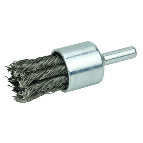 3/4" KNOT WIRE END BRUSH, .020" STEEL FILL