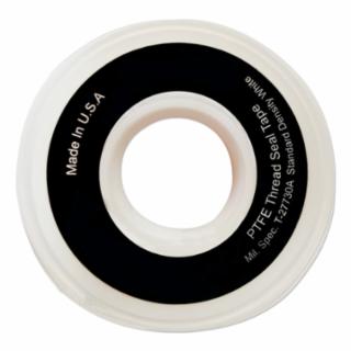 Gas Line PTFE Thread Sealant Tape, 1/2 in x 260 in, Yellow, Full Density (102-1/2X260PTFE-YEL)