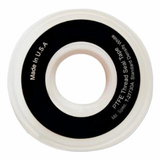 Gas Line PTFE Thread Sealant Tape, 1/2 in x 260 in, Yellow, Full Density (102-1/2X260PTFE-YEL)