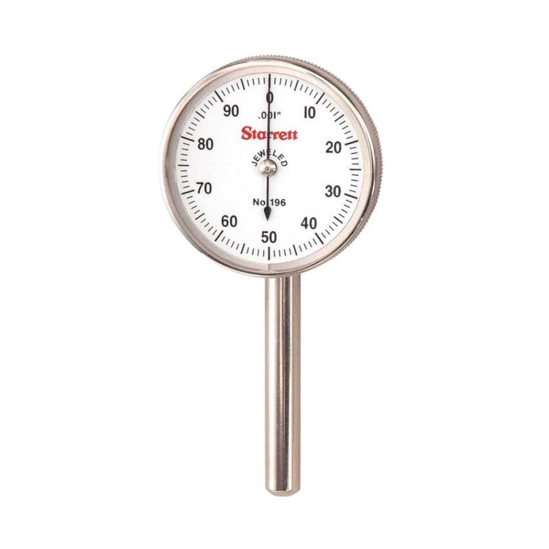 Starrett 196B1 Universal Back Plunger Dial Indicator (681-50699)