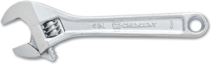 Crescent Adjustable Chrome Wrench, 10" Long, 1-5/16" Opening (AC210BK)