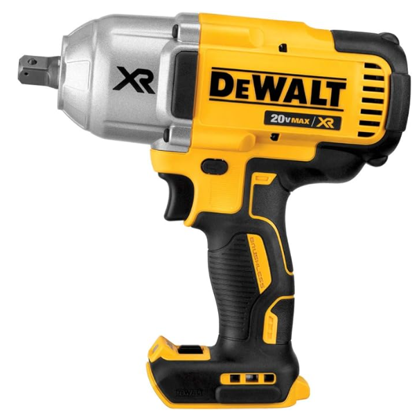 Dewalt 20V MAX* XR® 1/2 In. High Torque Impact Wrench with Hog Ring Anvil (DCF900P2)