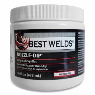 Best Welds Nozzle Dip Gel, 16 oz, Jar, Blue (905NOZZLEDIP)