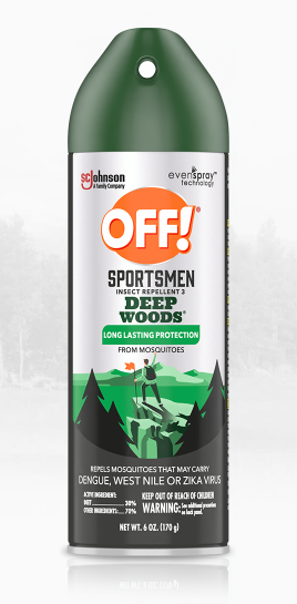 Off Deep Woods® Sportsmen™ Insect Repellent 3, 6 oz, Aerosol Can, 12 cans (889-317189)