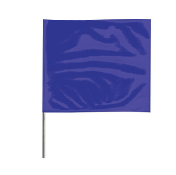 Presco 2-in X 3-in X 21-in Wire Stake Marking Flags, Blue (2321B)