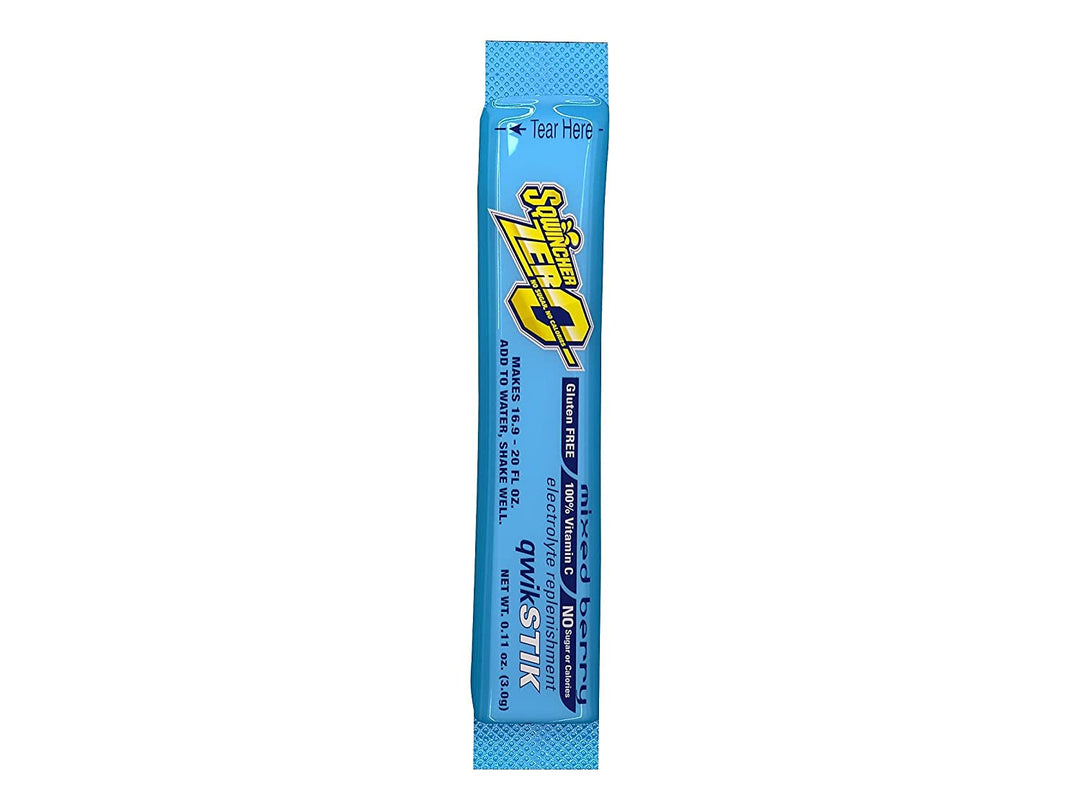 Sqwincher 159060101- QwikStik Sugar Free Mixed Berry (50 per bag)