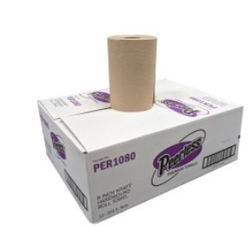 Peerless® Hardwound Roll Towels, Brown, 350-ft., 12 Rolls (PER1080)