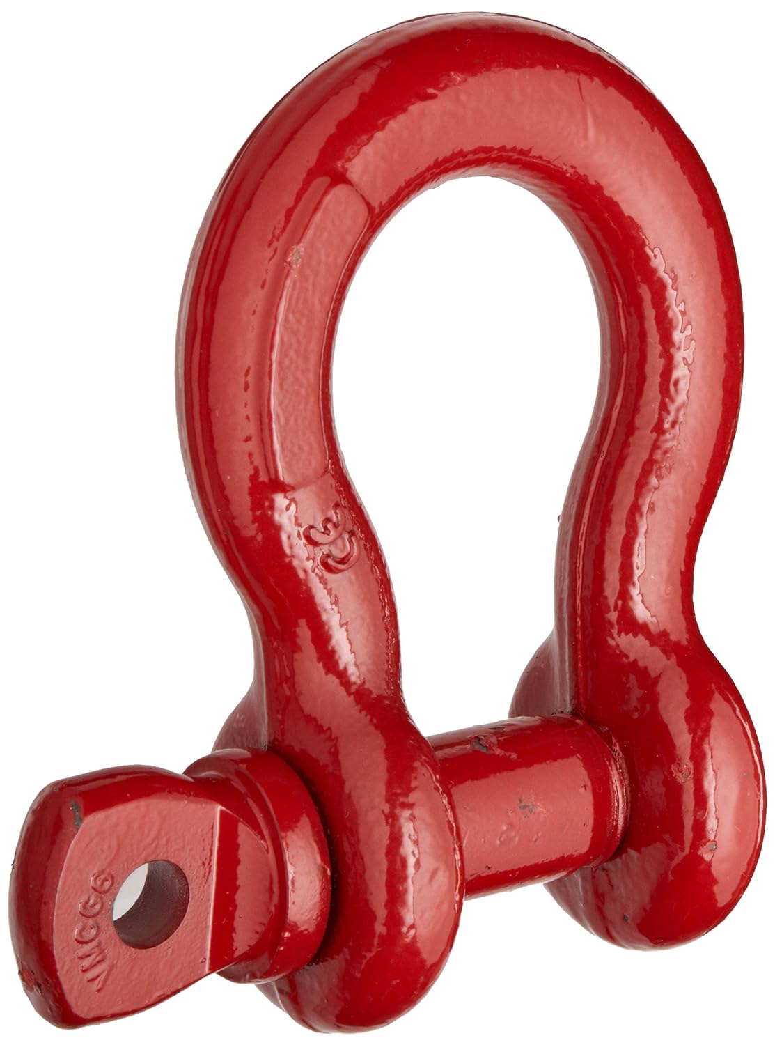Crosby 1018525 Carbon Steel S-209 Screw Pin Anchor Shackle, Self-Colored, 6-1/2 Ton WLL, 7/8" Size