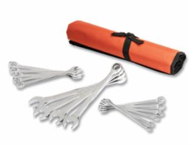 Crescent 15 Pc. Metric Combination Wrench Set, 12 Point, Metric (CCWS5-05)