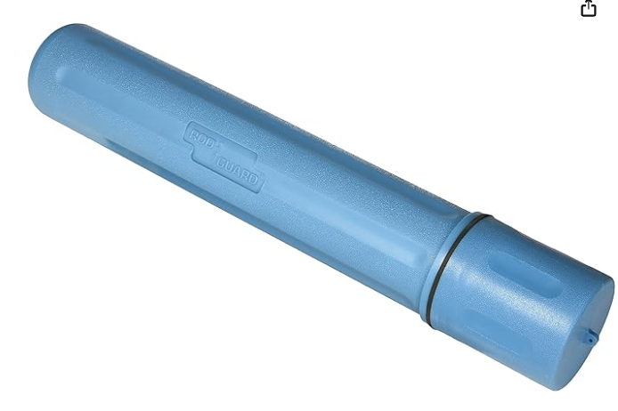 Rod Storage Tube, 10 lb Capacity, High Impact Polyethylene, 14 in L, Blue 900-BW14-BLU