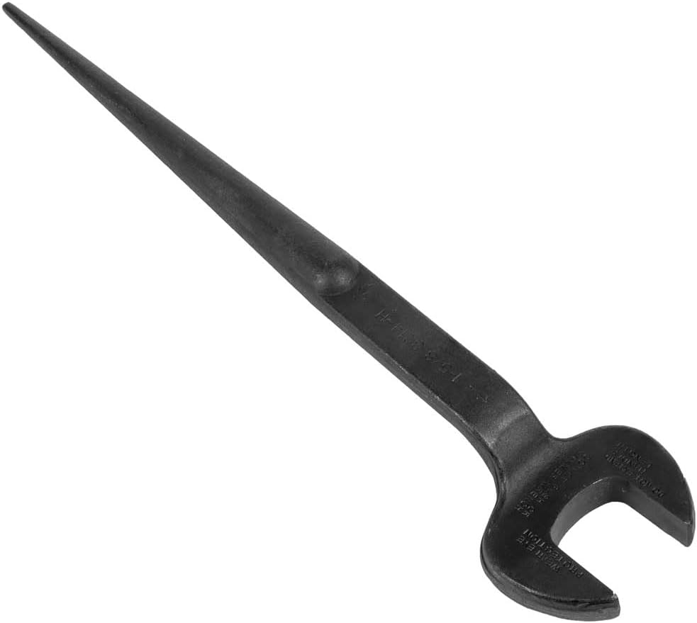 Klein Tools 3214 Spud Wrench, 1-5/8-Inch Nominal Opening, 1-Inch Bolt for U.S. Heavy Nut