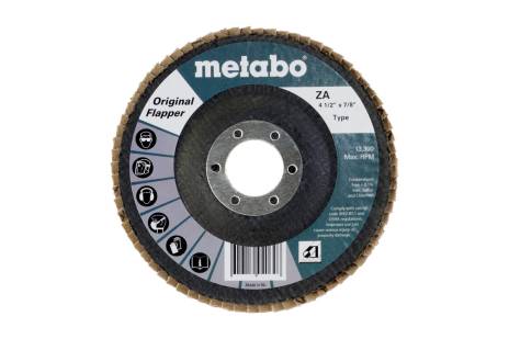 Metabo 629406000 Original Flapper 4-1/2" Flap Disc, 60 Grit, 7/8" Arbor