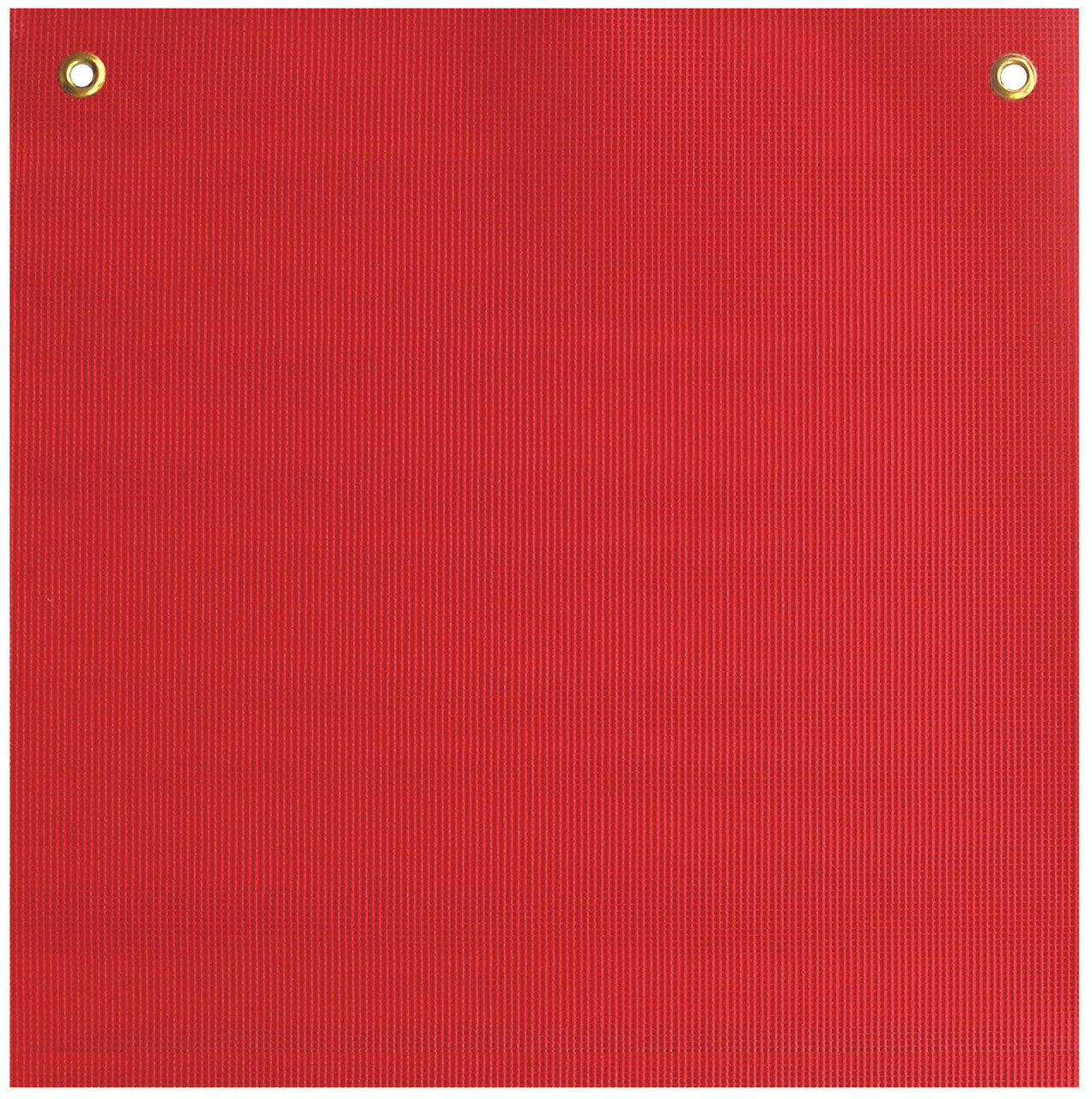 18-Inch by 18-Inch Red Mesh Safety Flag with Grommets (49893-12)