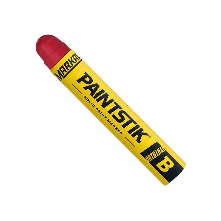 Markal Red Paintstik Original B Solid Paint Marker 80222, 12 pcs.