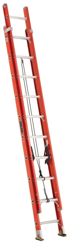 Louisville Ladder 20-Foot Fiberglass Extension Ladder, Type IA, 300-Pound Load Capacity FE3220