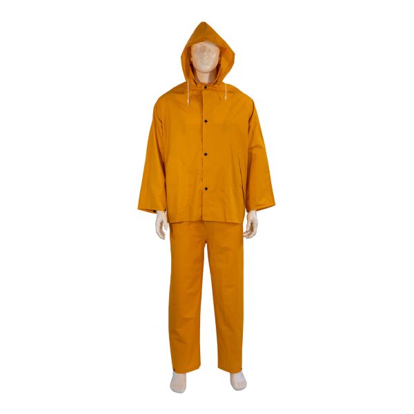 Palmer Safety RS160 35 Mil Yellow 3 Piece Rainsuit 3X