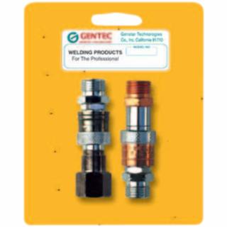 Gentec Quick Connector Sets, Hose-to-Hose Connector Set, 145 psi, Fuel/Oxygen (331-QC-HHPRSP)