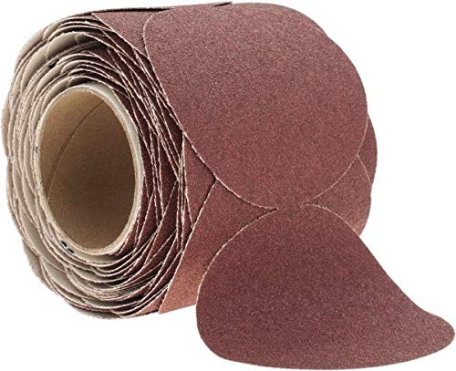 Norton 66261149870 5” SG H920 Ceramic Alumina Paper PSA Discs Roll, Medium, 120 Grit