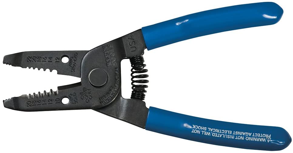 Klein Tools 1011 Wire Stripper and Multipurpose Cutter for 10-20 AWG Solid Wire and 12-22 AWG Stranded Wire