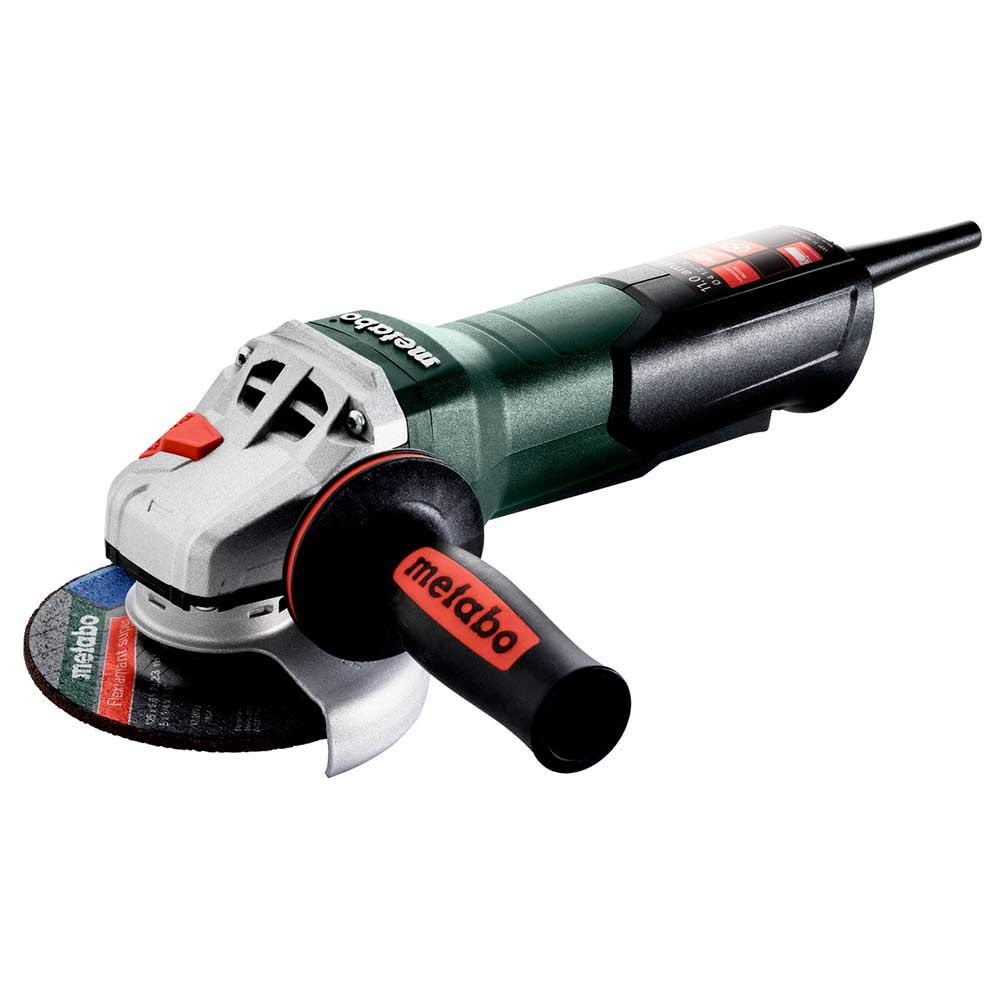 Metabo 4-1/2-5-Inch Angle Grinder, 11 Amp, 11,000 RPM, Non-Locking Paddle Switch, Made in Germany, WP 11-125 Quick, 603624420, Green