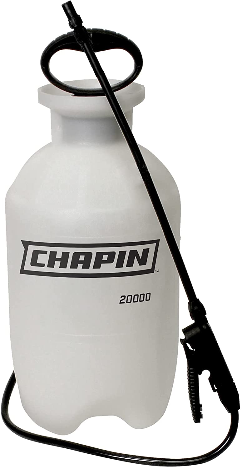 Chapin 20002 2-Gallon Lawn and Garden Pump Pressured Sprayer, Translucent White