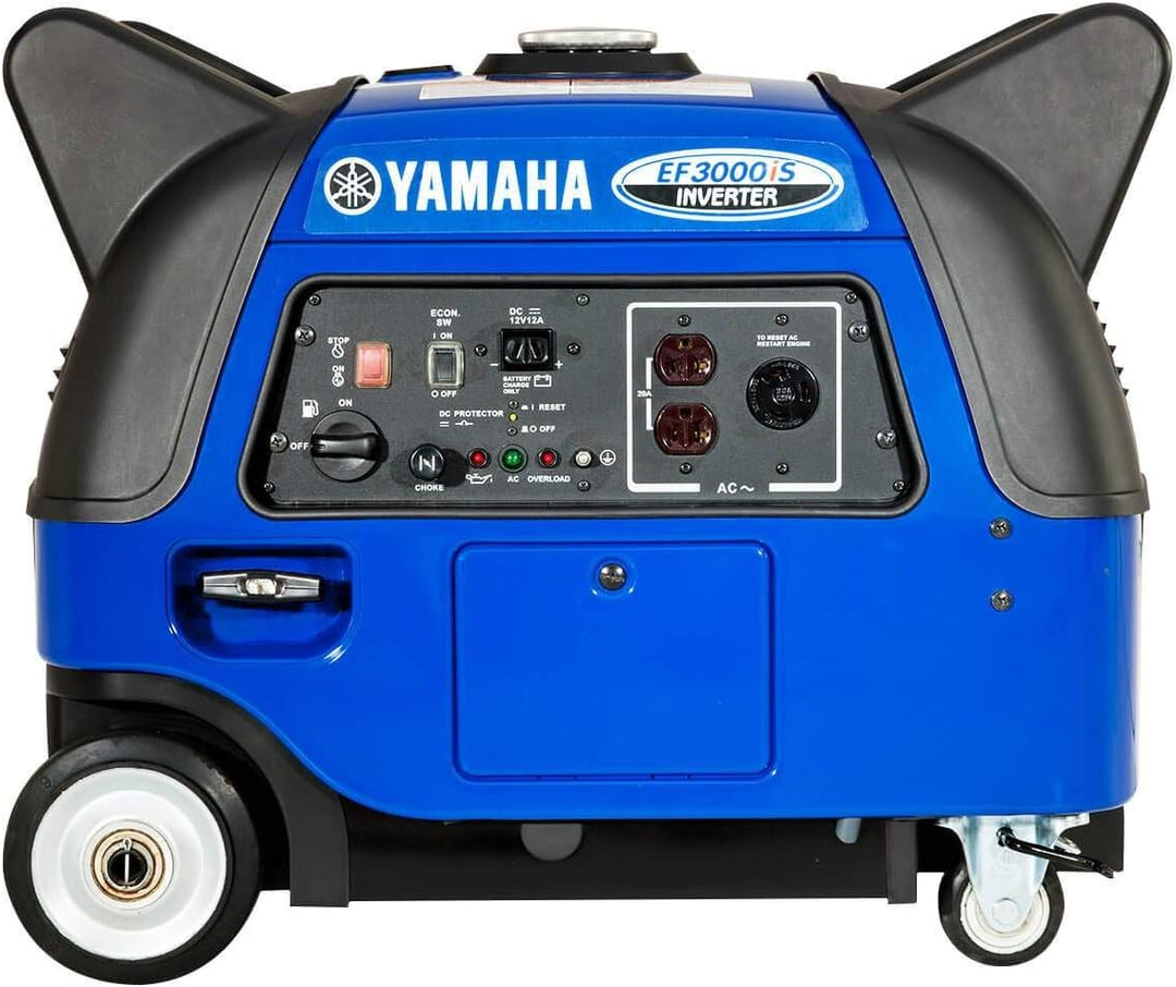 Yamaha EF3000iS 3000 Watt Gas Powered Portable Inverter Generator, 2800 running Watts/3000 Starting Watts