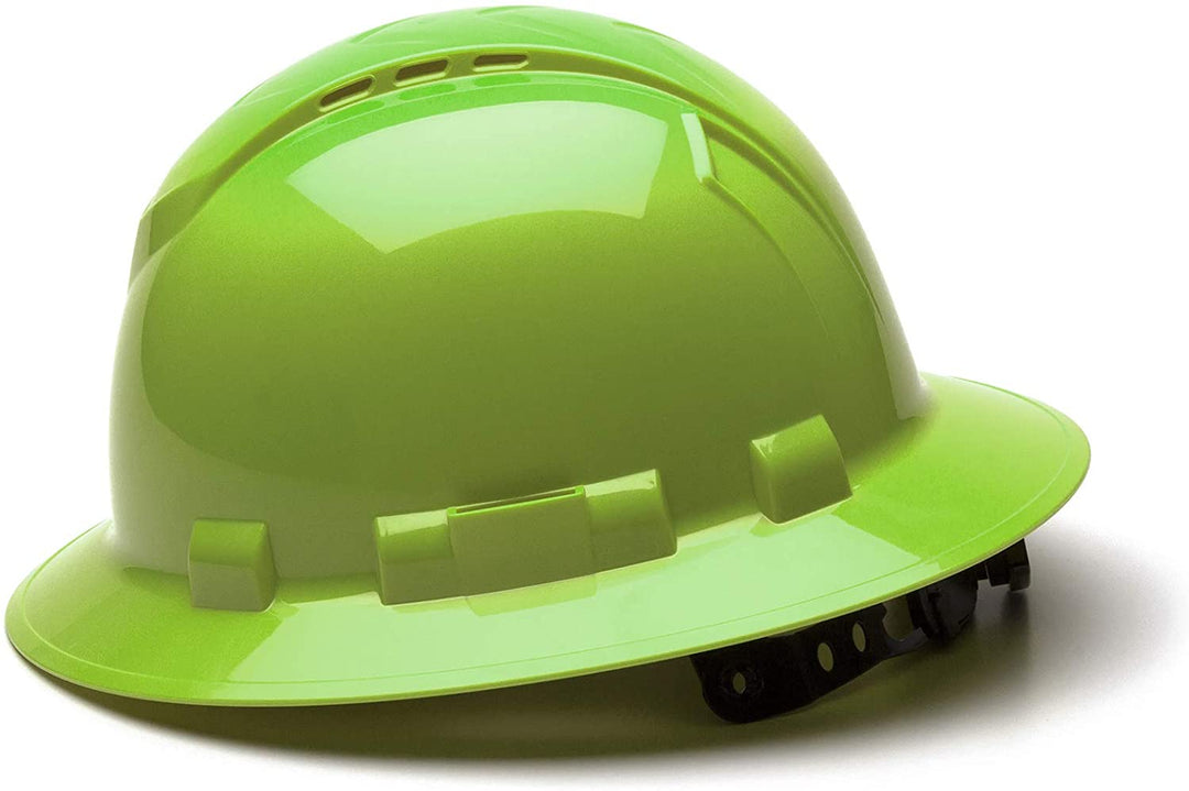 Pyramex Hi-Vis Lime Vented Ridgeline 4pt suspension (HP44131V)