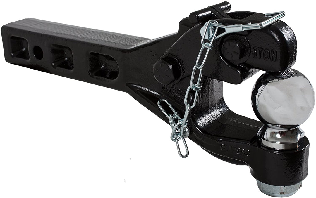 Buyers Products RM62516 6-Ton Receiver Mount Combination Hitch with 2-5/16 Inch Ball, Black