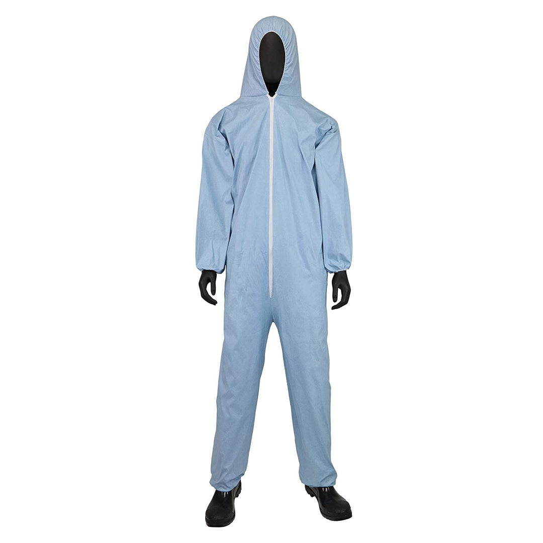 West Chester 3106 FR PosiWear Coverall w/ elastic wrist/ankle and attached hood Large