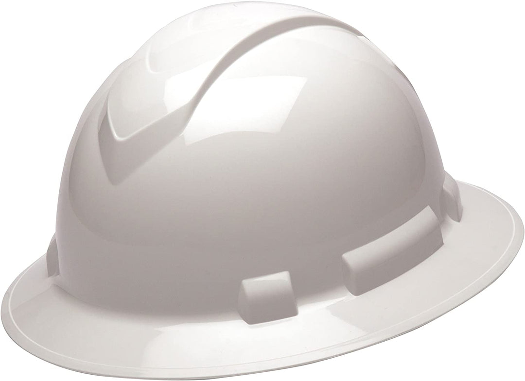 Ridgeline Hard Hat White Full Brim Style 4-Point Standard Ratchet- PRIMORIS (HP54110)