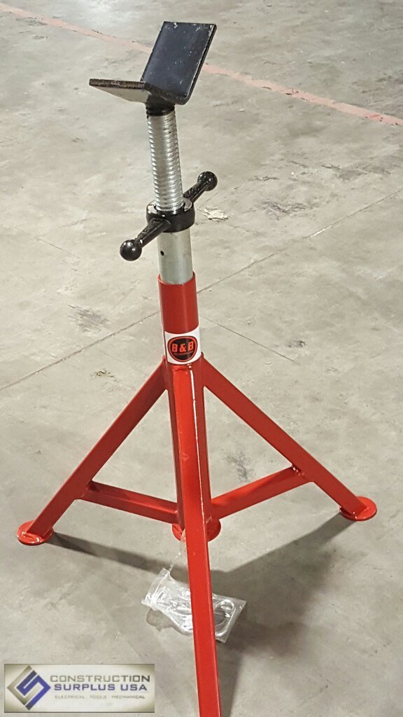 V-Head Pipe Jack Fixed Leg 32"-48"