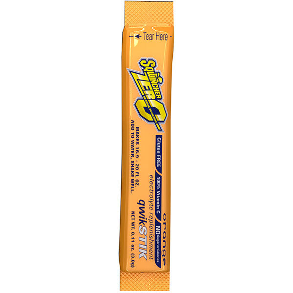 Sqwincher Qwik Stik Zero single serve, 0.11 oz packs, 20 oz yield, 50 qty (EA060100SQ)