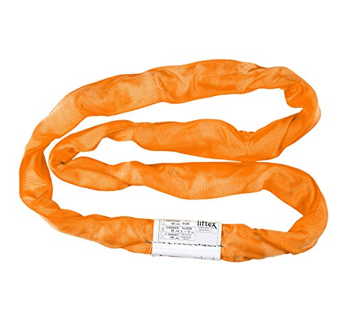 Liftex ENR9X10PD Orange 10 ft Endless RoundUp Round Sling - 31000 lbs WLL