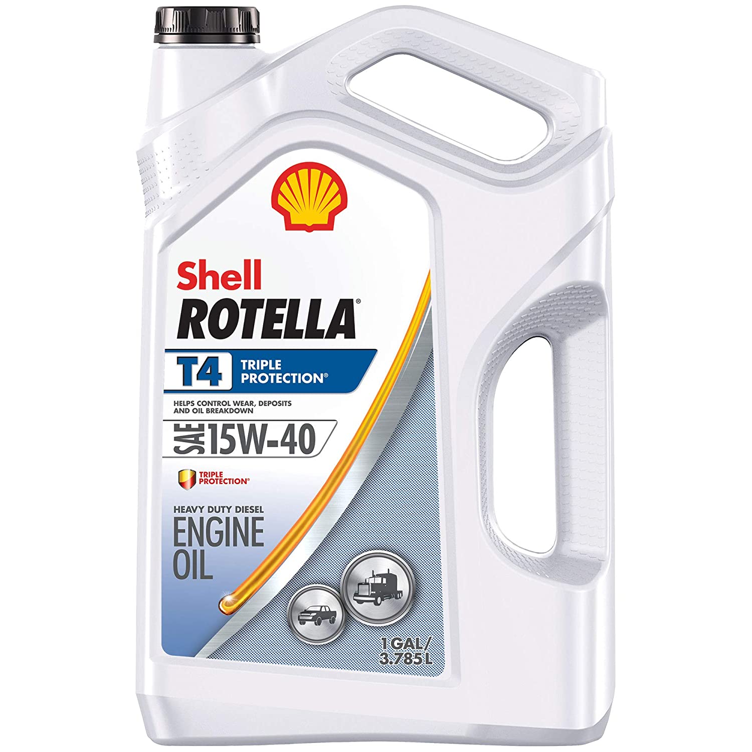 Shell Rotella T4 Triple Protection SAE 15W40 - Gallon (ROTLT41540GL)