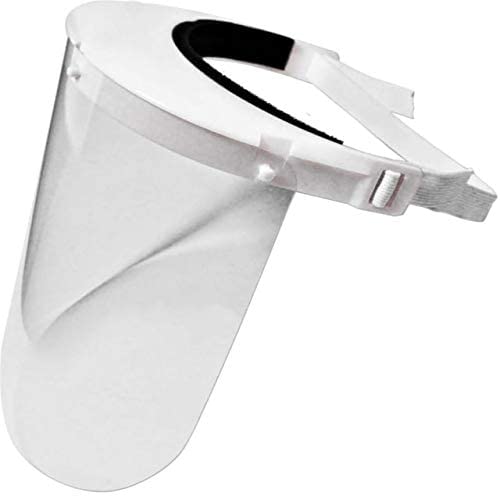 Pyramex S1000 Clear Medical Face Shield – Pack of 1 Headgear and 5 Clear Replacement Shields
