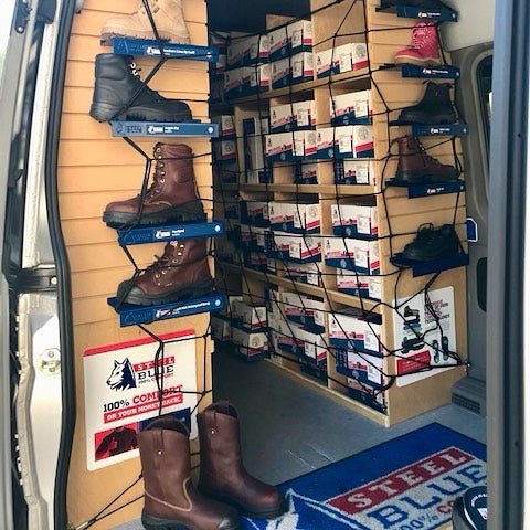 The Steel Blue Boots “Mobile Shop” Brings The Boot Store To You