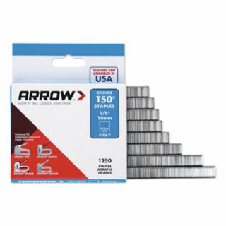 Arrow Fastener T50® Type Staple, #506™, 3/8 in L x 3/8 in W, 1,250/PK
