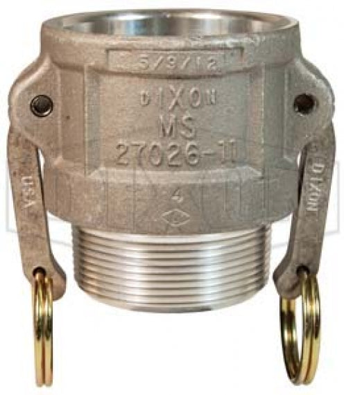 400-B-AL - Dixon Cam & Groove Type B Coupler x Male NPT, 4"