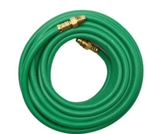 Techniweld Green Argon Hose 1/4 x 50 w/fittings (HSIARGON50G)