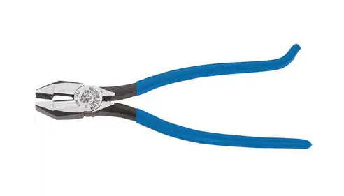 Klein Tools D201-7CST Ironworker's Pliers, 9-Inch with Spring