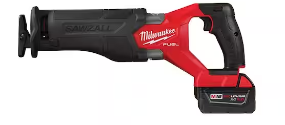Milwaukee M18 2821-20 FUEL Gen-2 18V Lithium-Ion Brushless Cordless Sawzall Reciprocating Saw (Tool-Only)