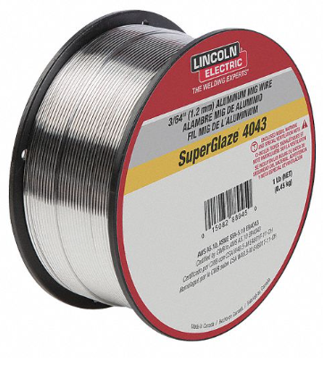 Lincoln SuperGlaze® 4043 .030" Aluminum MIG Welding Wire (ED030307) 1 lb.