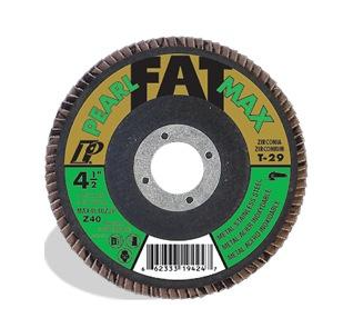 Pearl Abrasive MAX4540ZJ9 FATMAX™ (Jumbo) Zirconia Maxidisc™ Radial Flap Disc