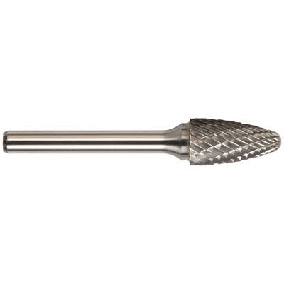 Drillco 7F128ADC | SF-4, Carbide Burs, Round Tree Shape, Double Cut (SF128ADC)