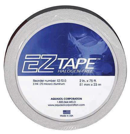AQUASOL EZ-T2.0 Fully Coated Aluminum Tape - 2" X 75 ft.