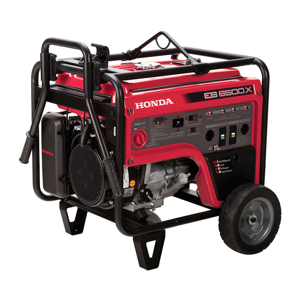 Honda EB6500X11 6500 Watt Construction Generator with Wheel Kit