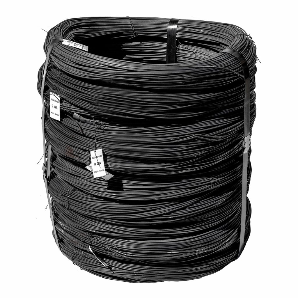 9-Gauge Black Annealed Tie Wire, 100 lbs.