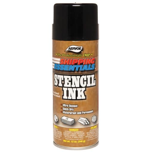 Aervoe 2805 Stencil Ink Spray Paint – 16 oz Aerosol Can, Orange, Fast ...
