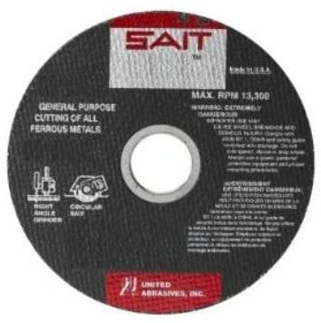 United Abrasives  23455 14x1/8x20mm A24R Sait Cut Metal